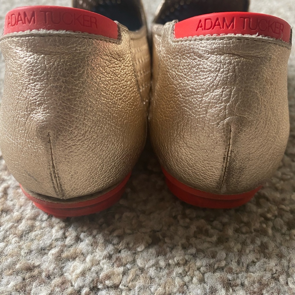 Gold/red Adam Tucker loafer - Picture 5 of 6